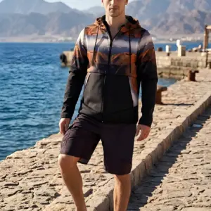 Man Jacket Lanzarote Timafaya Detail