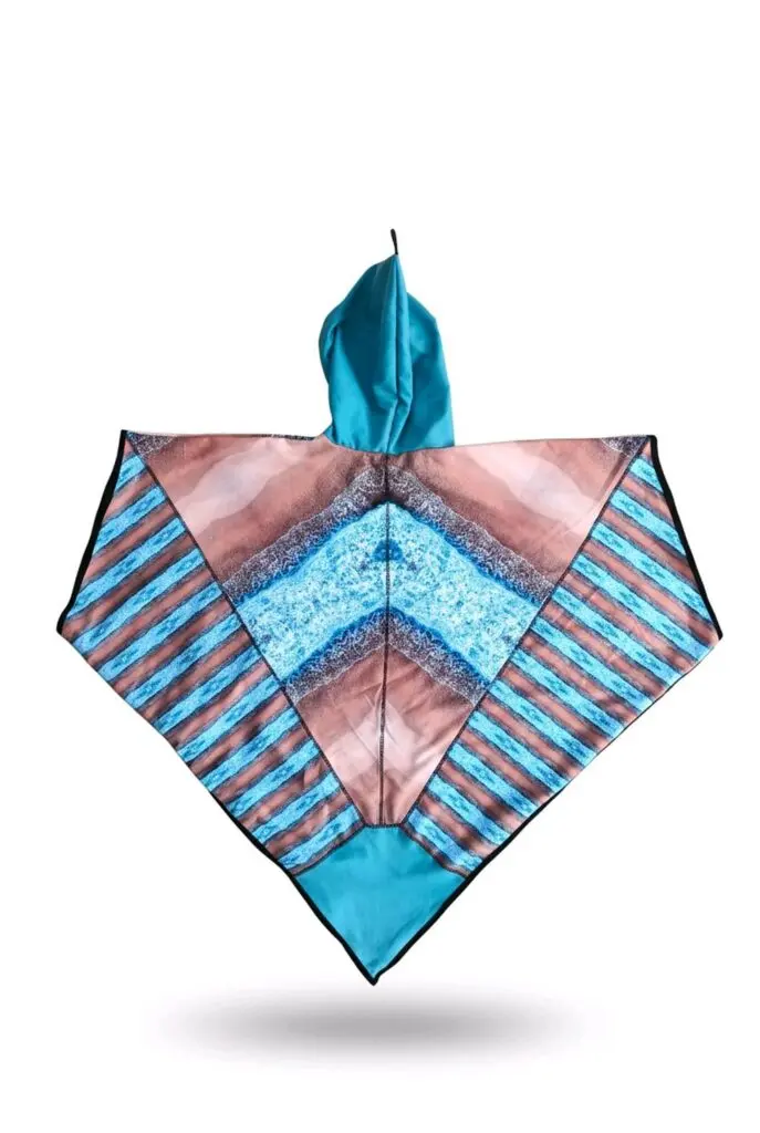 Beach Poncho - Beach Poncho fuerteventura esmeralda back