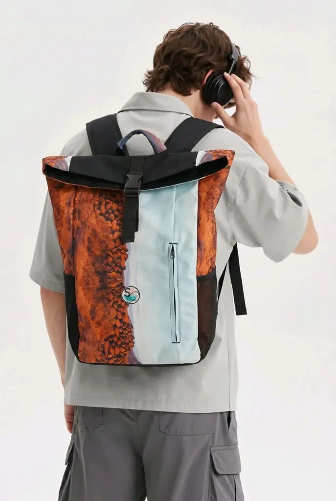 Britannica Backpack - BritannicaBackpack caminoPiedraPlaya front2