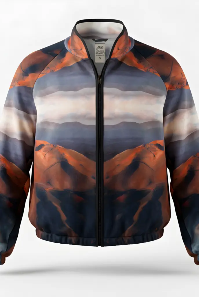 Fleece lanzarote timanfaya front