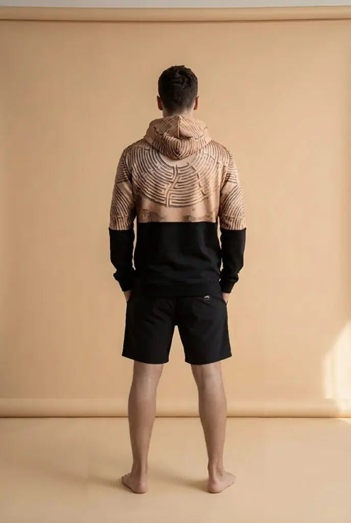 man ManJacket Fuerteventura Labyrinth back