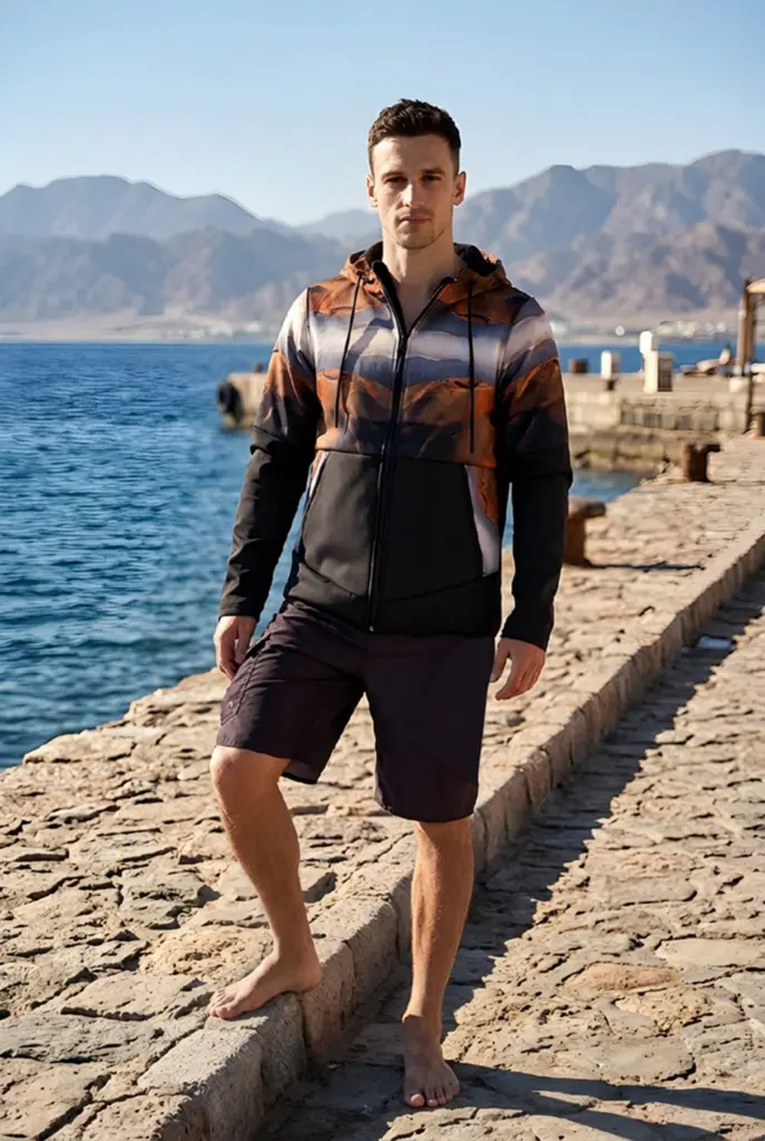 man ManJacket Lanzarote Timanfaya front2