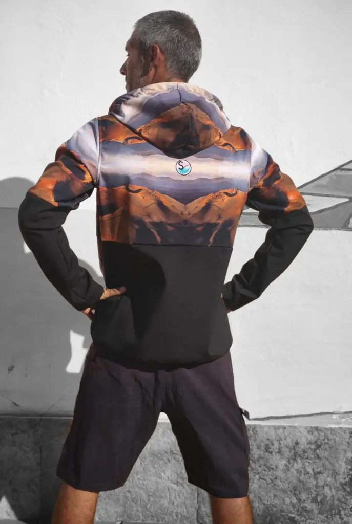 man ManJacket lanzarote timanfaya back