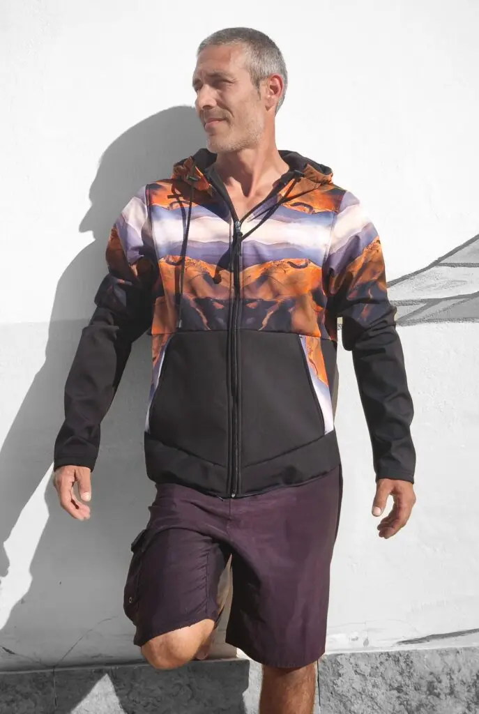 man ManJacket lanzarote timanfaya front